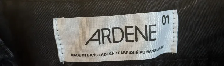 Ardene Black baggy Cargo Pants - Size 01 image indicator(3)