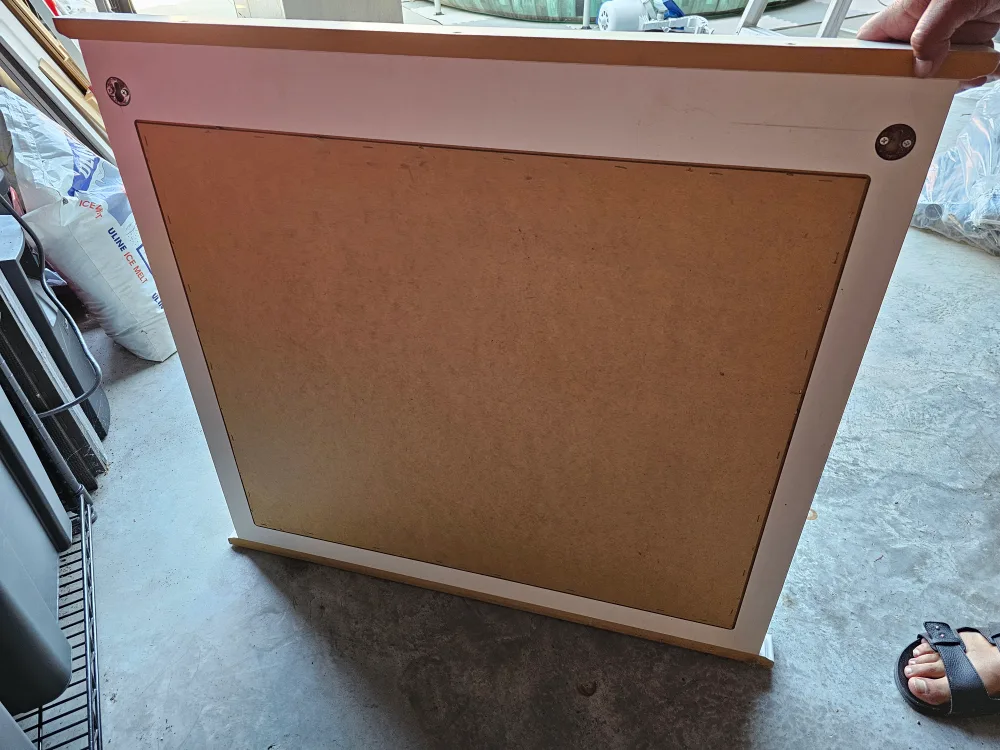 White Framed Mirror image indicator(3)