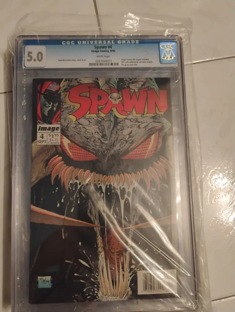 Spawn 4 Image Comics September 1992 Graded CGC 5.0 Comic Book thumbnail