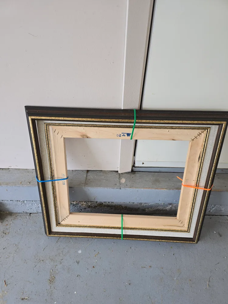 Picture Frame - Brown and Gold thumbnail