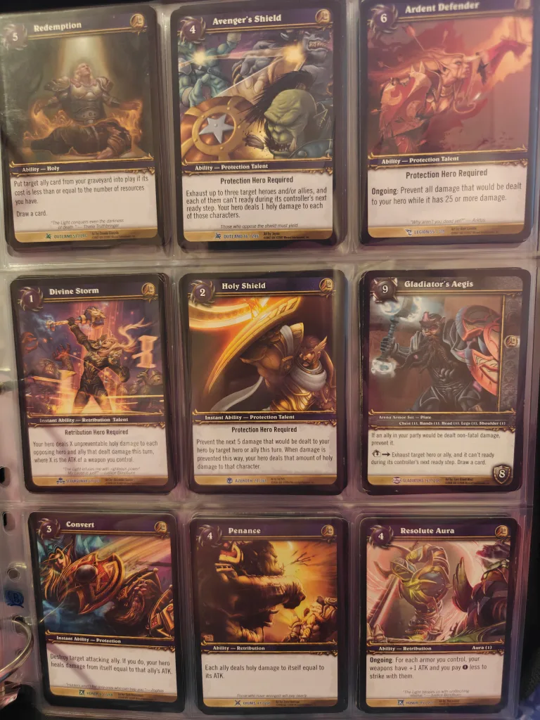 World of Warcraft (Paladin) TCG Cards image indicator(4)