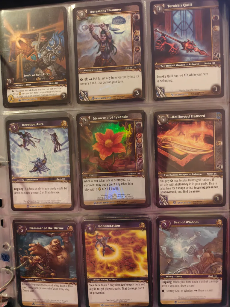 World of Warcraft (Paladin) TCG Cards image indicator(5)