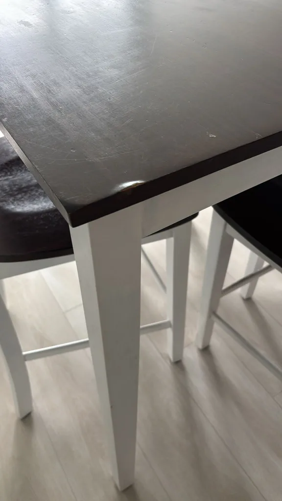 Priced to sell! Square Dining Table with 4 Chairs image indicator(3)