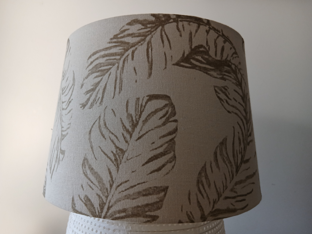 2 Leaf Print Lamp Shades - photo 2