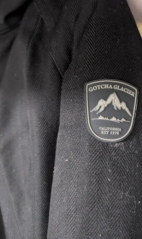 Gotcha Glacier Black Herringbone Coat image indicator(2)