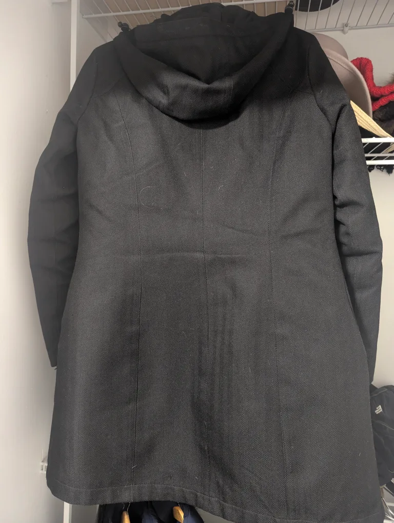 Gotcha Glacier Black Herringbone Coat image indicator(8)