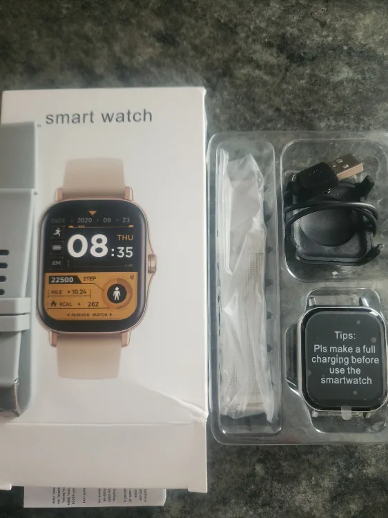 Rose Gold Smart Watch with Activity Tracker image indicator(10)