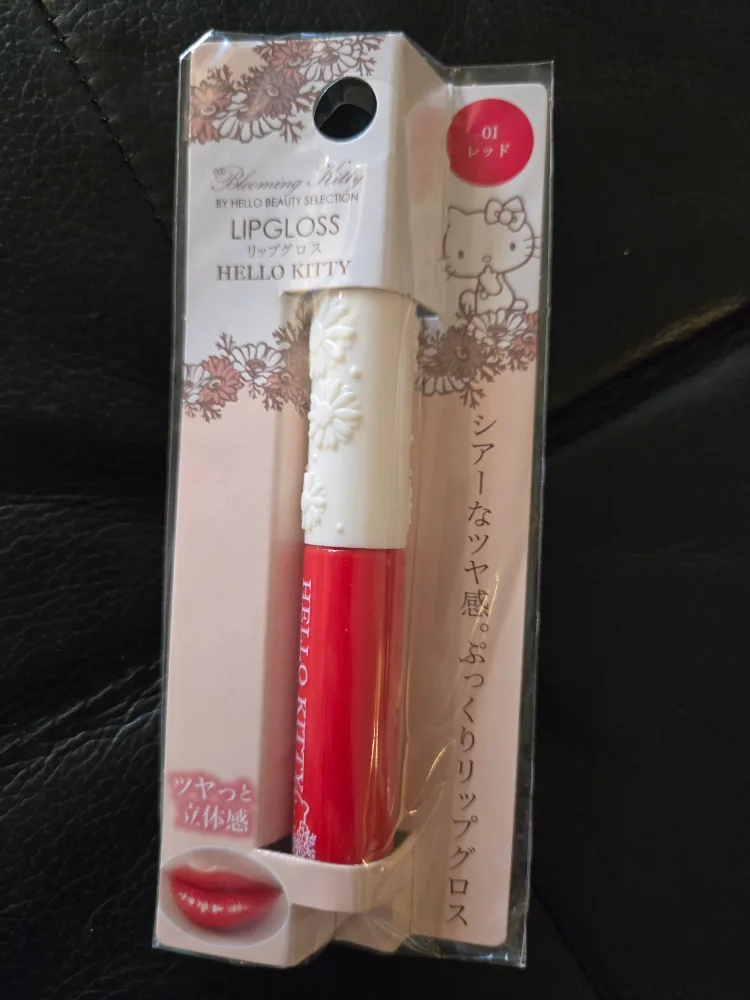 New Hello Kitty Blooming Kitty Lipgloss - Red thumbnail