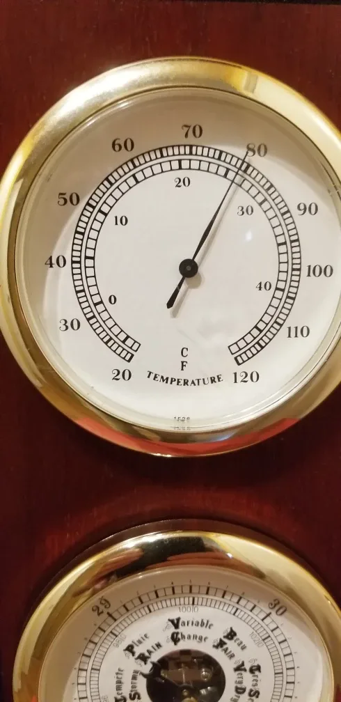 Vintage Thermometer, Barometer, Hygrometer Wall Decor image indicator(2)