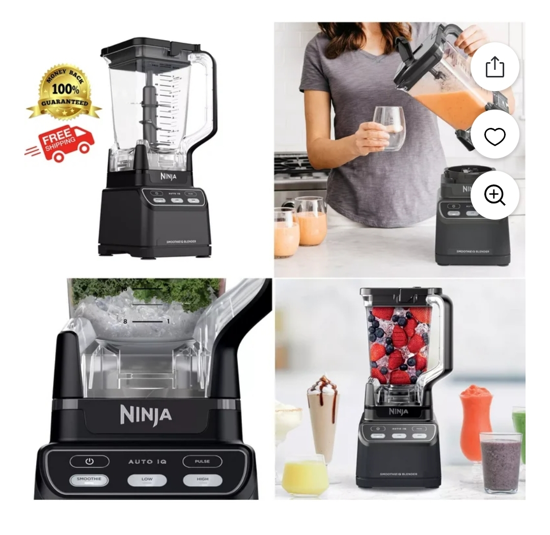 Ninja Smoothie iQ 72oz 1400 watt Blender - photo 4