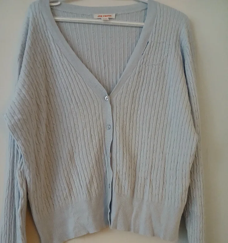 Joe Fresh XL Cardigan - Light Blue thumbnail