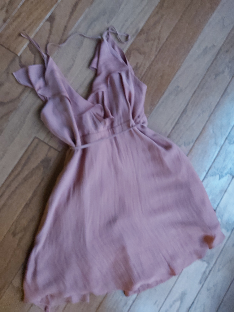 Forever 21 Pink Ruffle Dress - Size S - photo 2