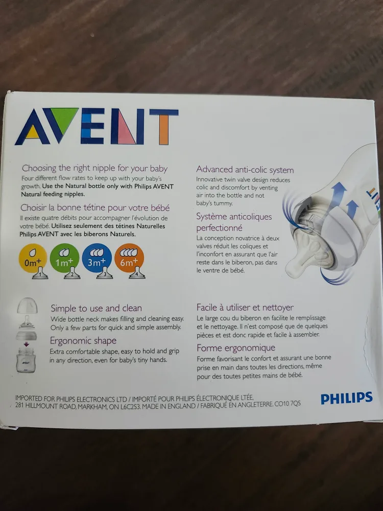 Philips Avent Natural Baby Bottles, 4oz, 2-Pack image indicator(2)