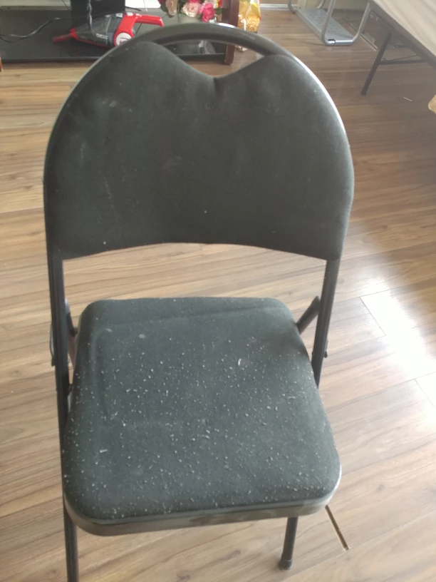 Folding Chair - Black..2 chair left