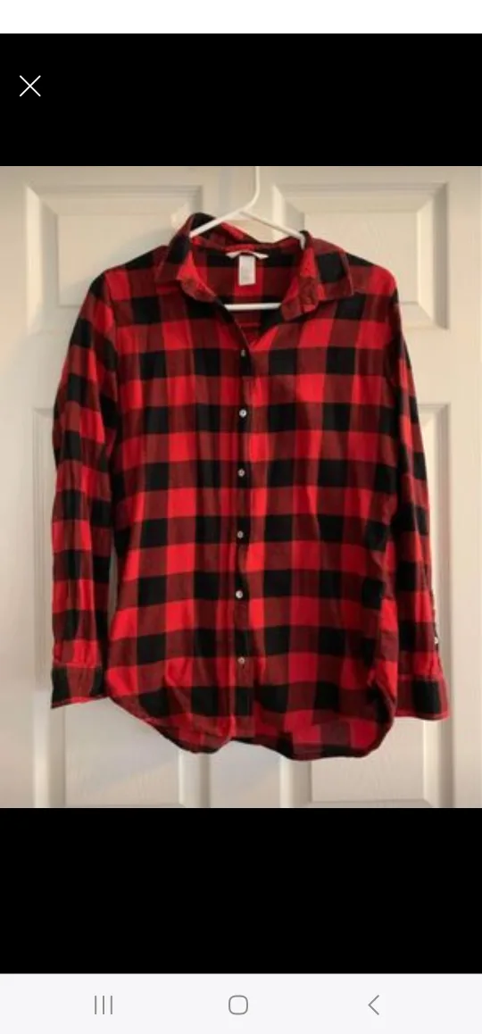 H&M Women's Plaid Shirt thumbnail