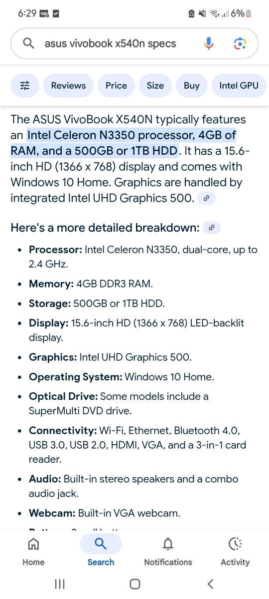 Asus Vivobook laptop image indicator(6)