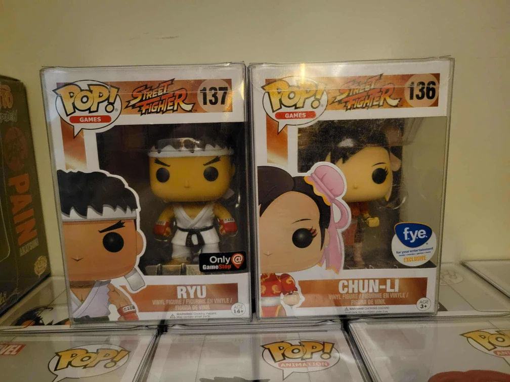 New Funko POP! Street Fighter Ryu & Chun-Li thumbnail