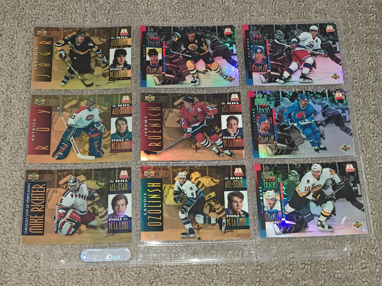 1994-95 McDonalds Upper Deck Hockey Trading Card - 11 Cards - photo 2