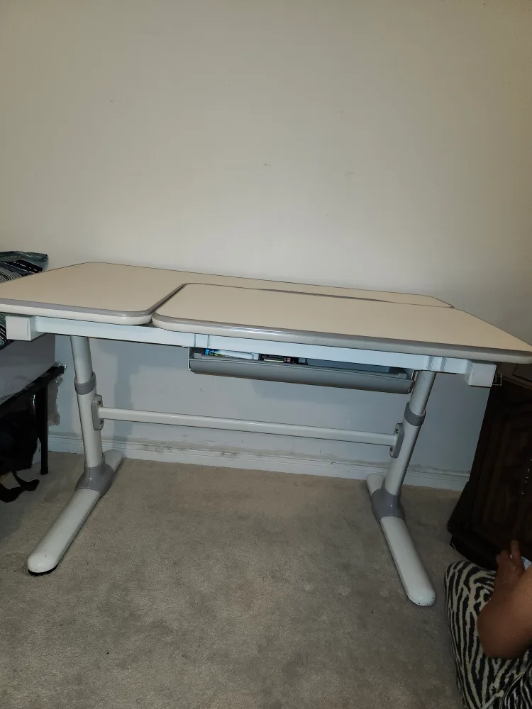 Adjustable Height Desk - White thumbnail