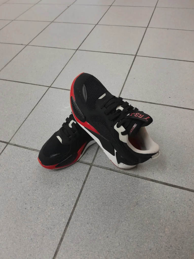 Puma RS-X System Black/Red Sneakers Size 9 thumbnail