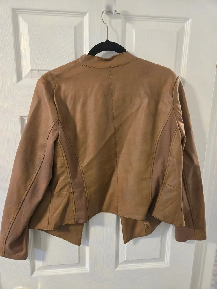 Ricki's Brown Faux Leather Jacket - Size L image indicator(3)