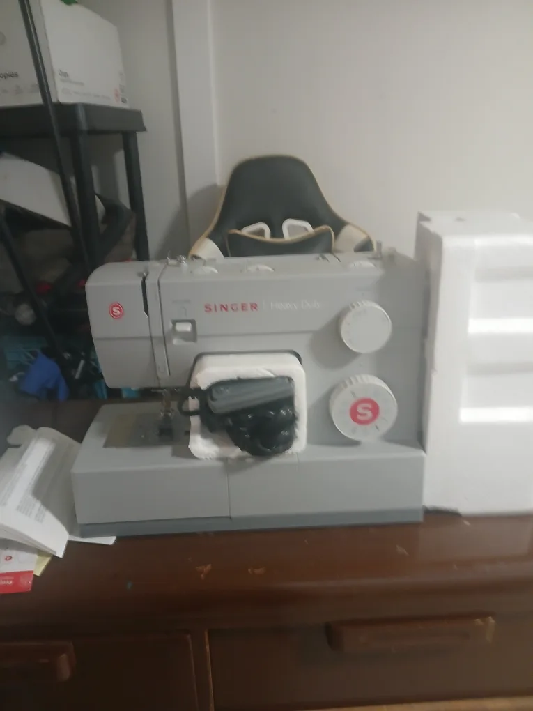 Singer Heavy Duty Sewing Machine in the box thumbnail