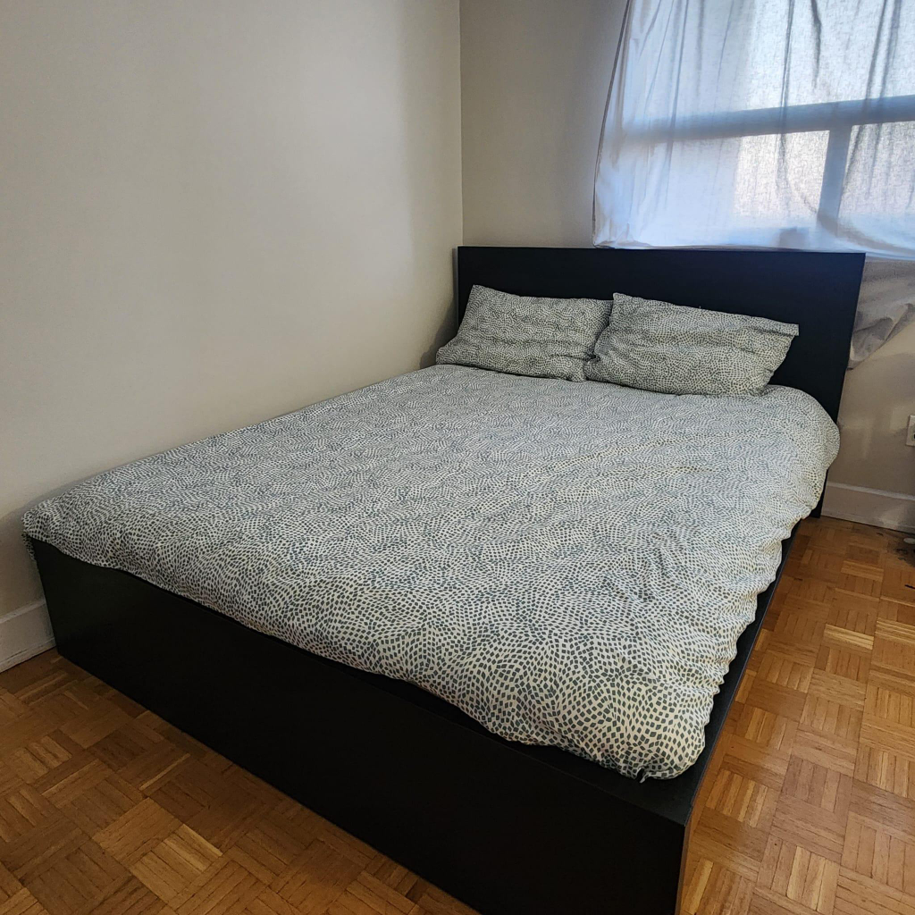 IKEA Malm Queen Bed Frame with Matrand Mattress
