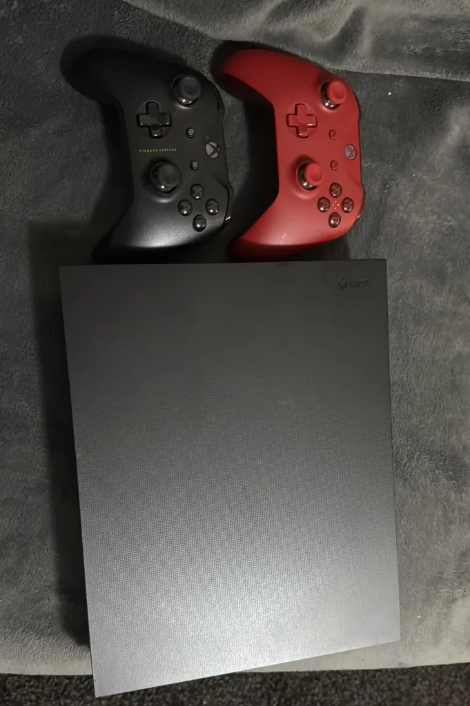 Xbox One X Project Scorpio Edition with 2 Controllers thumbnail