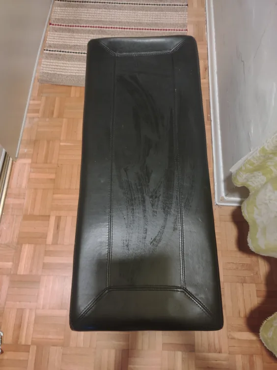 Black Storage Bench