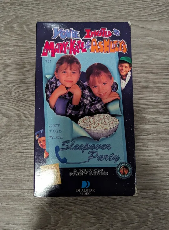 Mary-Kate & Ashley's Sleepover Party VHS Movie thumbnail