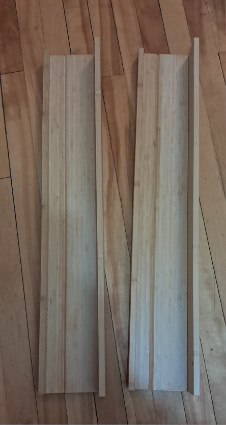 2 IKEA MÄLERÅS Shelves 75cm