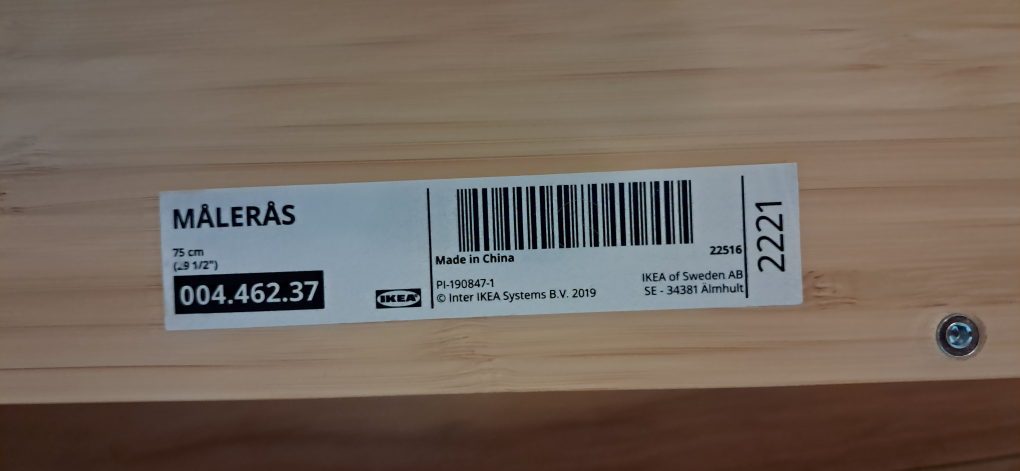 2 IKEA MÄLERÅS Shelves 75cm - photo 4