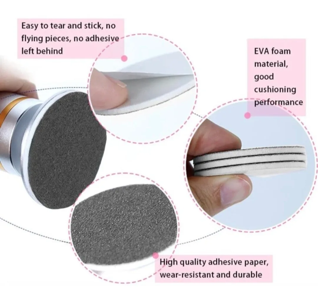 REPLACEMENT SANDPAPER FOR ELECTRIC FOOT FILE CALLUS REMOVER MACH image indicator(2)