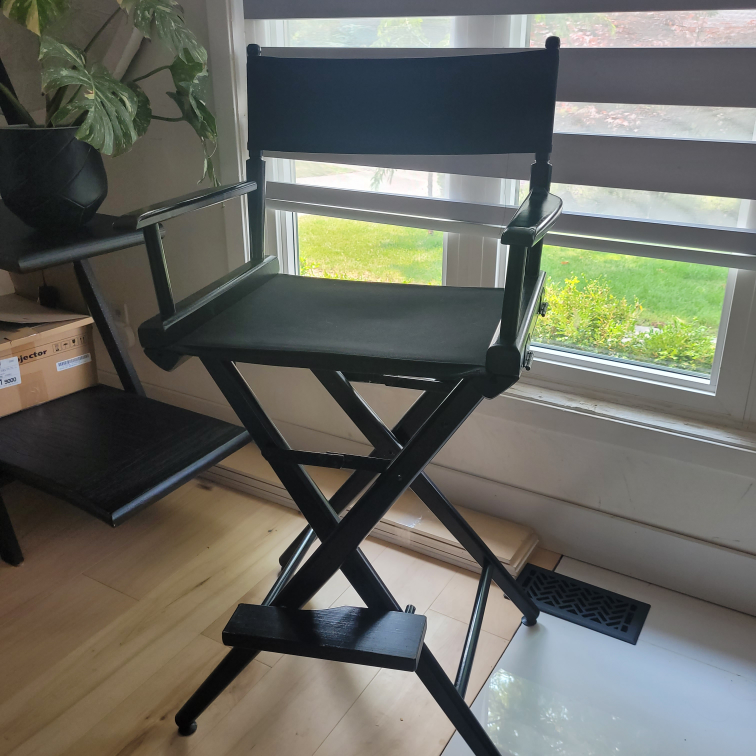 Folding Makeup/Director's Chair.