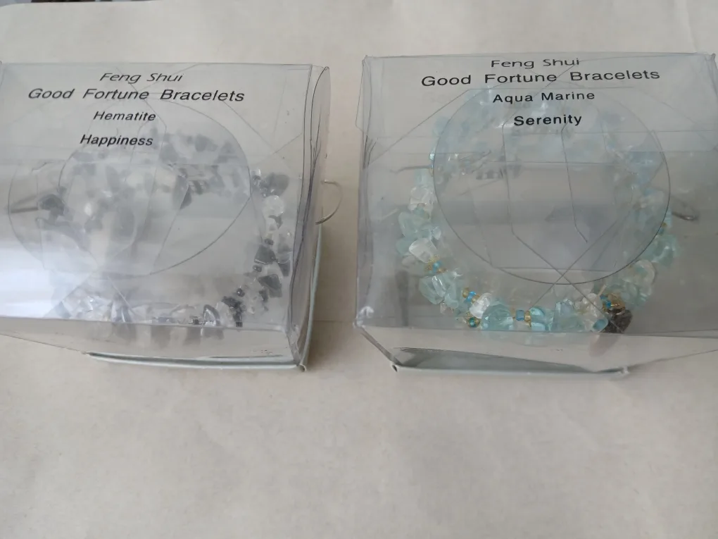 Giftable! 6 boxes Feng Shui Good Fortune Bracelets. $5 EA FIRM. image indicator(3)