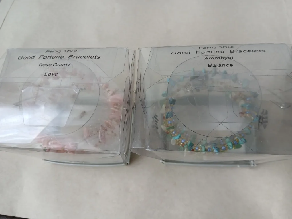 Giftable! 6 boxes Feng Shui Good Fortune Bracelets. $5 EA FIRM. image indicator(4)