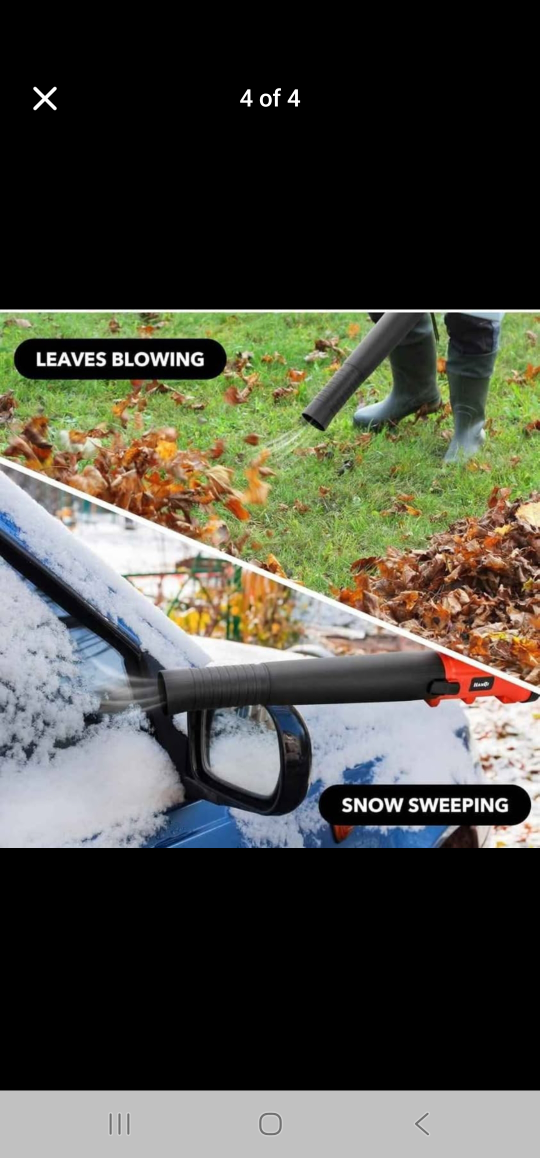 HanQi Cordless Leaf Blower 400CFM - photo 3