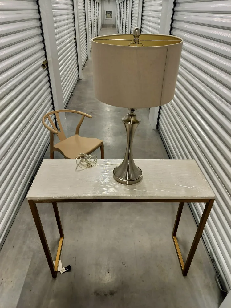 Desk with Lamp and Chair thumbnail