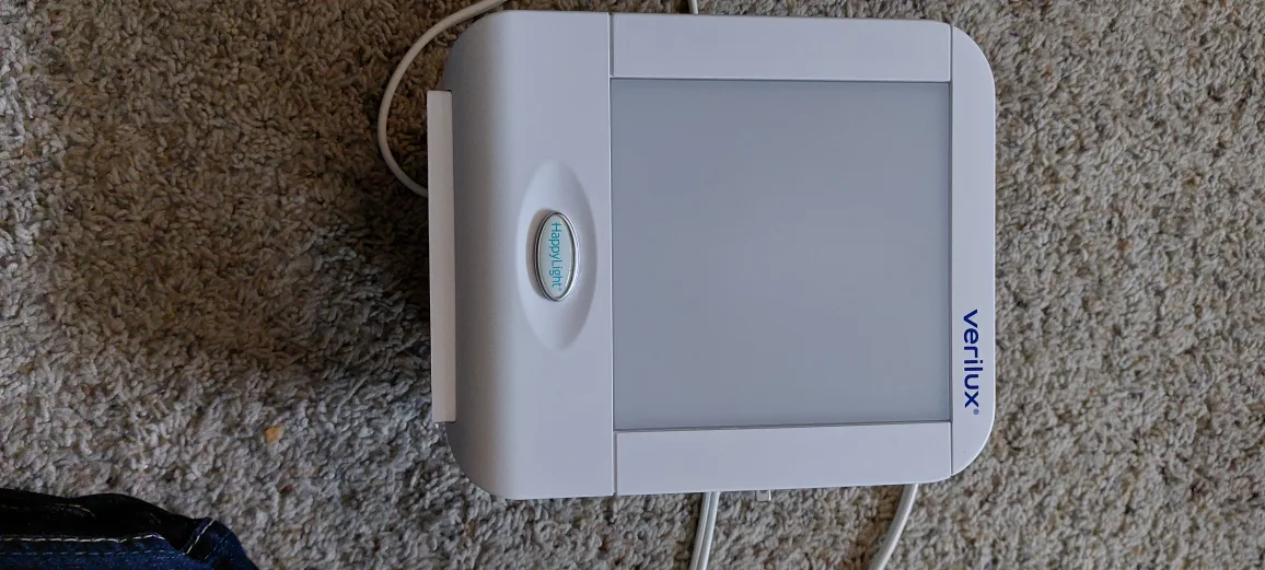 Verilux HappyLight Liberty 10K Lux Light Therapy Lamp thumbnail