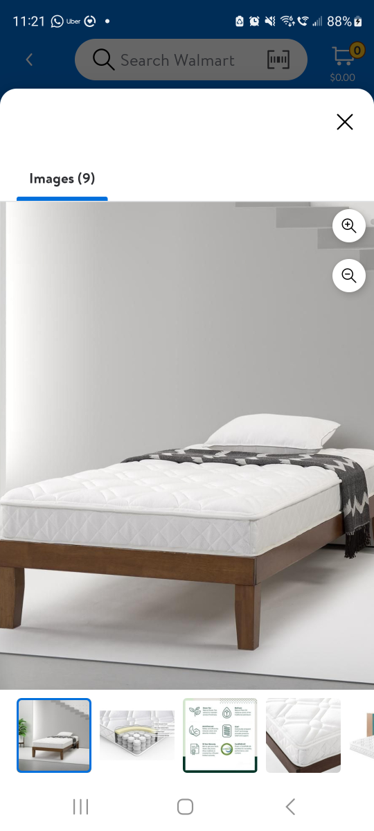 White Mattress - twin Size