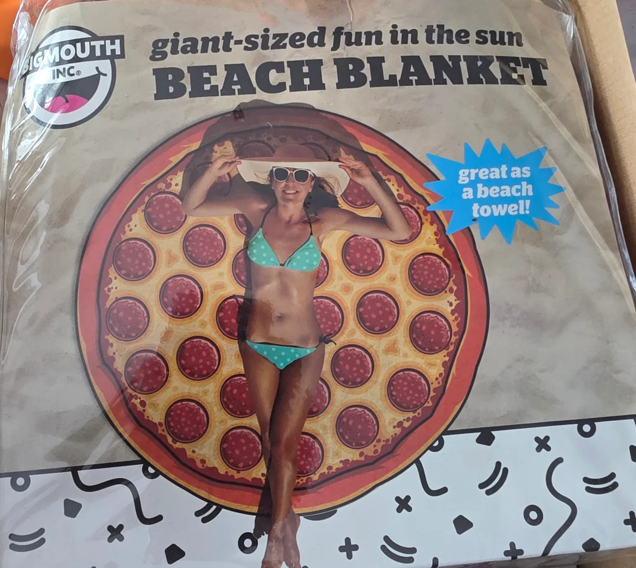 BigMouth Inc. Pizza Beach Blanket - Giant Size thumbnail
