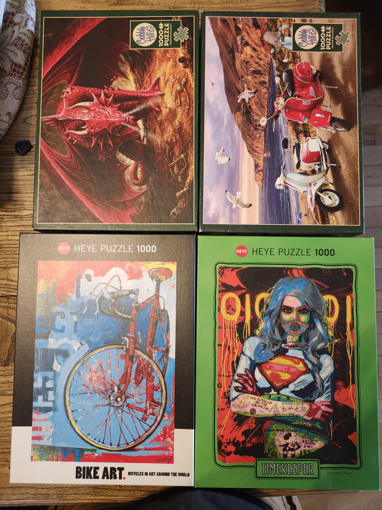 Cobble Hill & Heye 1000 Piece Puzzles