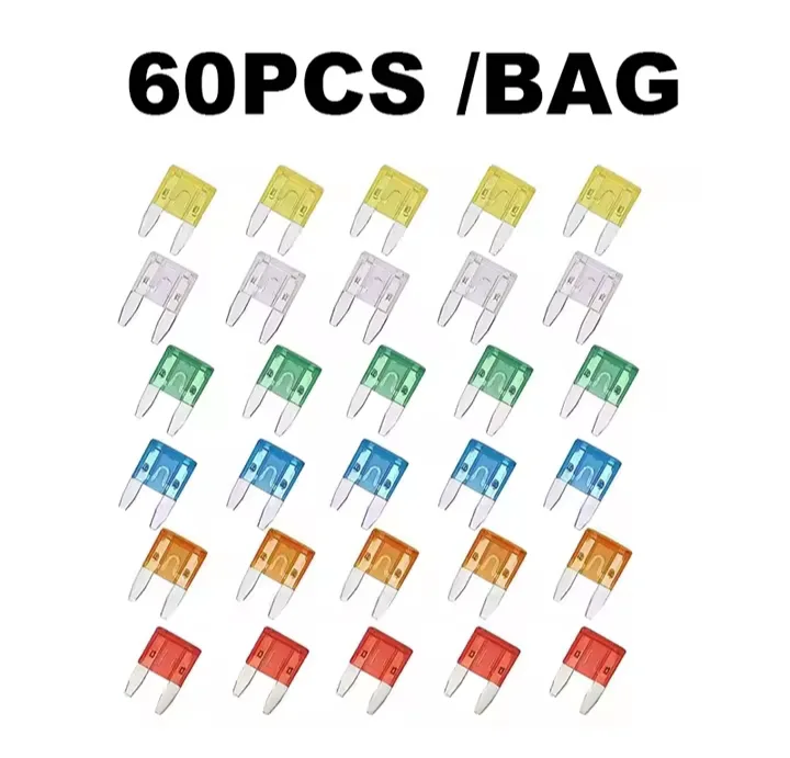 JORPETS Assorted Blade Fuses - 60pcs image indicator(2)