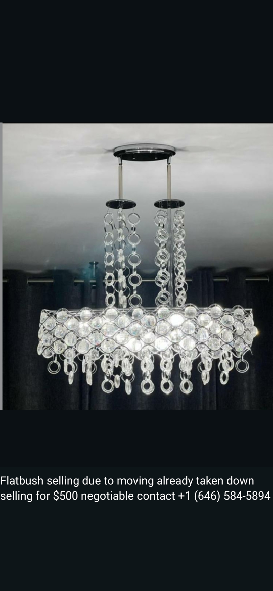Crystal Chandelier - Like New!