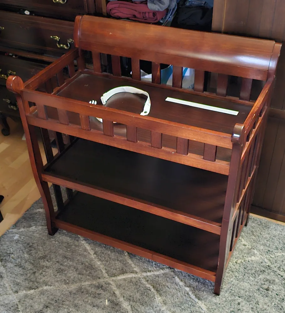Wooden Baby Changing Table thumbnail
