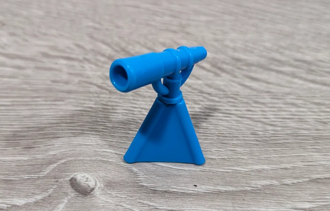 LEGO Minifigure Telescope - Blue thumbnail