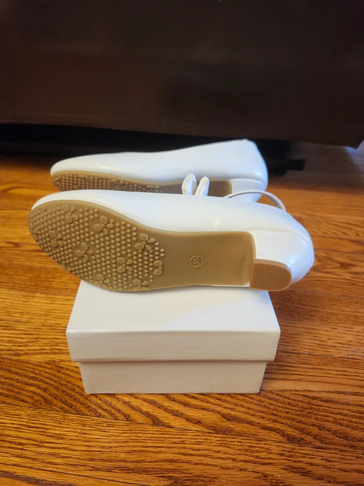 Kid Girl White Dress Shoes - Size CN35 image indicator(5)