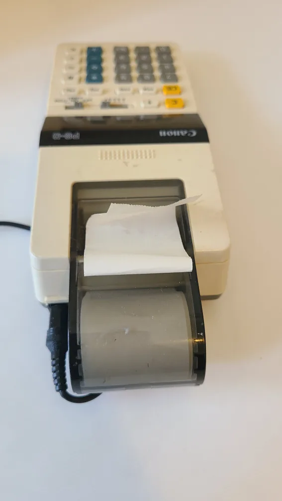 Canon P8-D Printing Calculator – Powers On, Printer Untested image indicator(7)