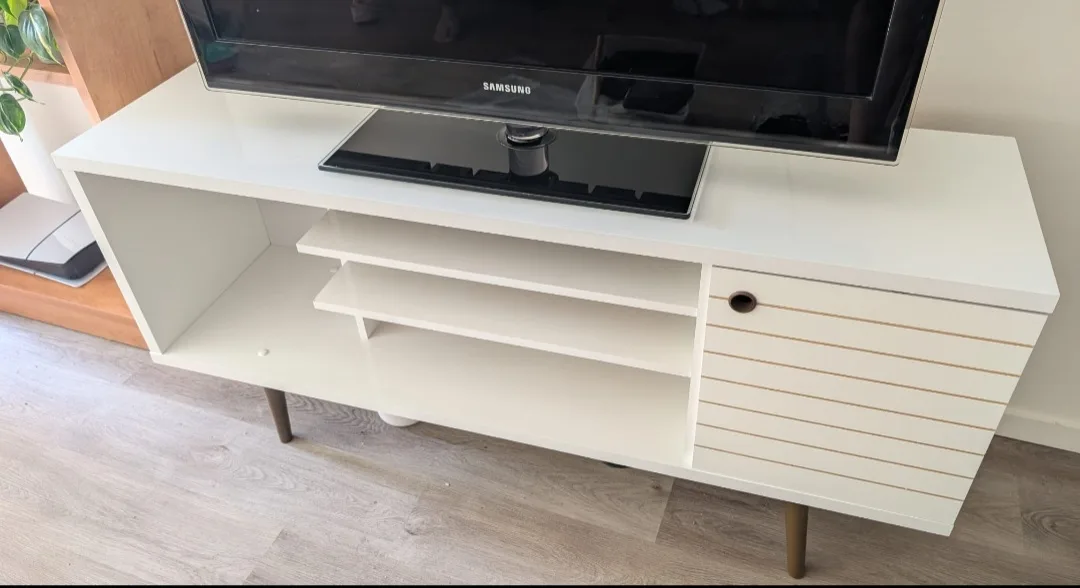 White TV Stand thumbnail