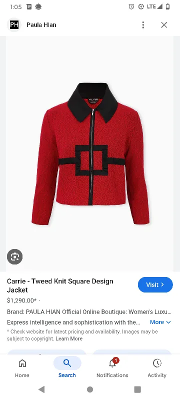 PAULA HIAN Carrie Tweed Knit Jacket thumbnail
